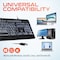 Delton KB20 Big Button Computer Keyboard with Auto Pair USB for Laptop/Computer/Mac/iOS/Android DBKBG20 - alternate 4